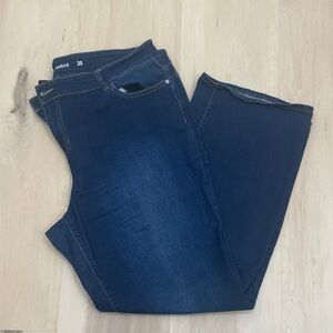 Avenue Denim Women's Boot Cut Jeans - Dark Blue